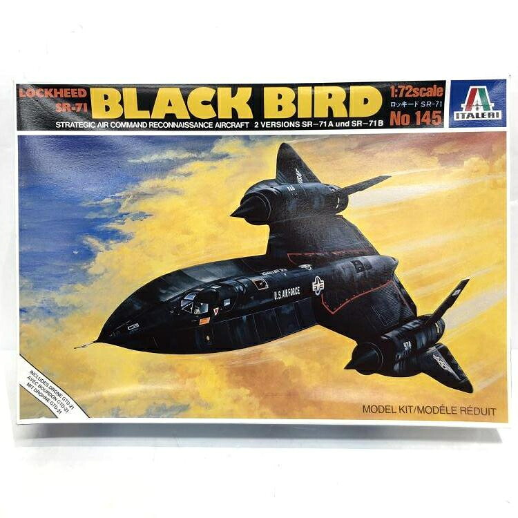 【中古】一部破損)イタレリ 145 1/72 ロッキード SR-71 BLACK BIRD[69]