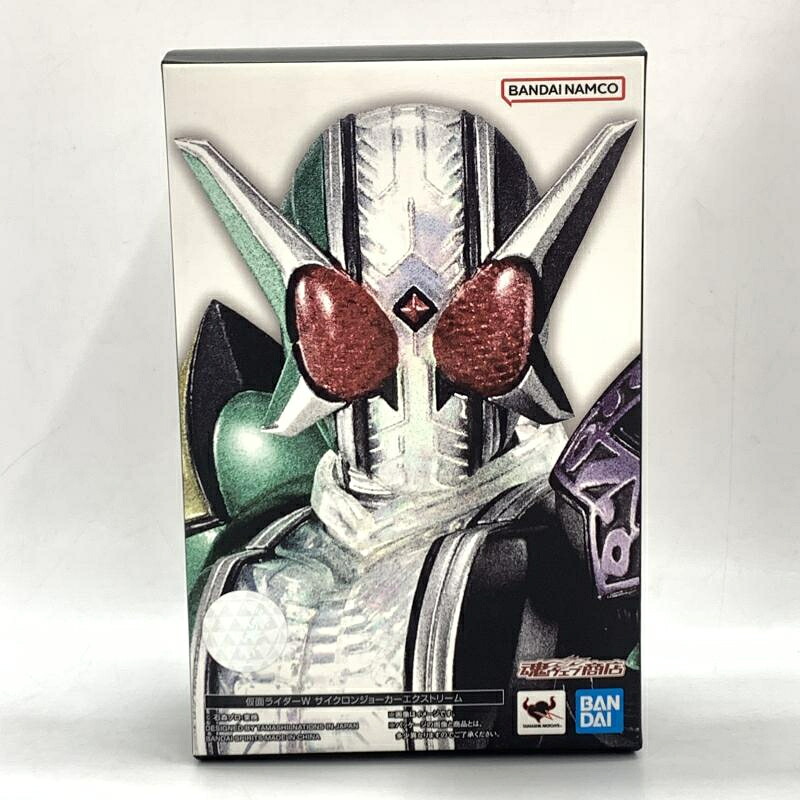 【中古】未開封）S.H.Figuarts (真骨彫製法) 仮面ライダーW サイクロンジョーカーエクストリーム[10]
