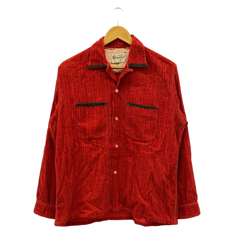 楽天市場】50s〜60s TOWNCRAFT Print Corduroy Open Collar