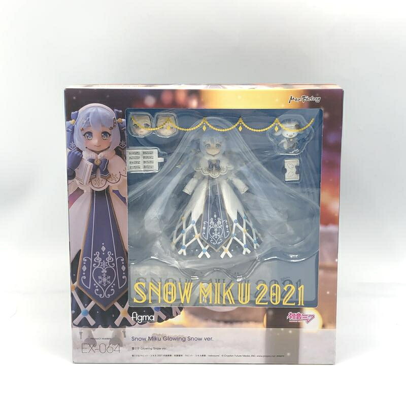 【中古】開封)figma 2021雪ミク Glowing Snow Ver.[10]