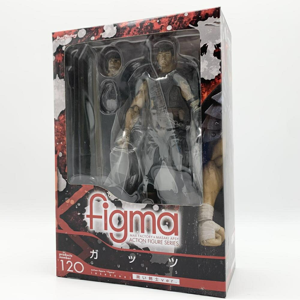 【中古】開封 マックスファクトリー ベルセルク figma 120 ガッツ 黒い剣士ver.[17]