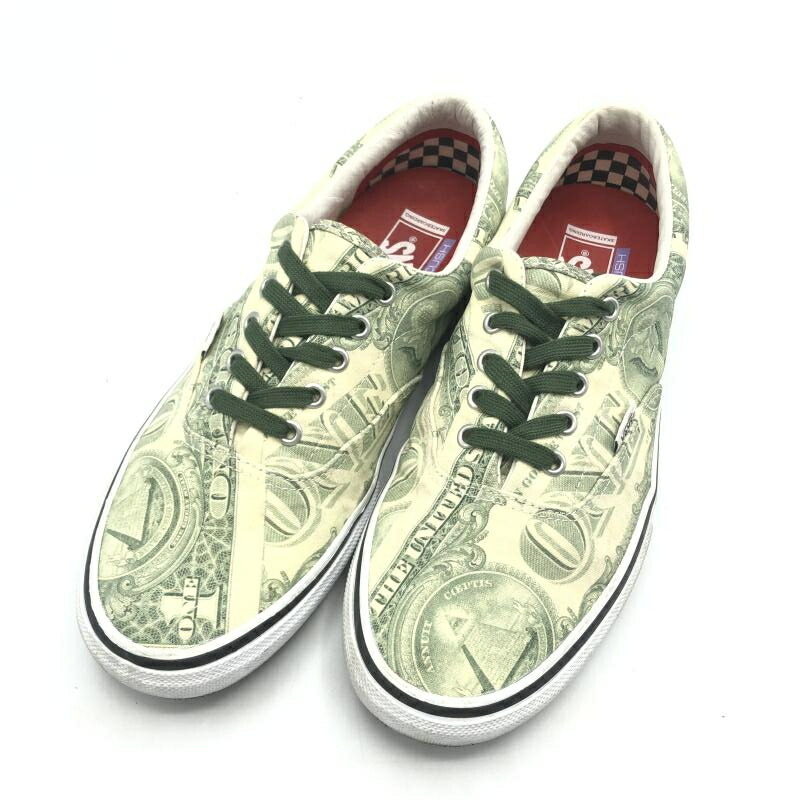 Supreme Vans バンズ ダラー エラ 美品 シュプリーム Supreme シュプリーム ×VANS Dollar Era Green バンズ ドル エラ