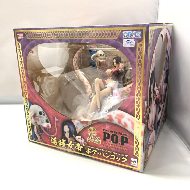 【中古】メガハウス 海賊女帝 ボア・ハンコック ワンピース Portrait.Of.Piratesワンピース NEO-MAXIMUM 箱傷み有り[15]