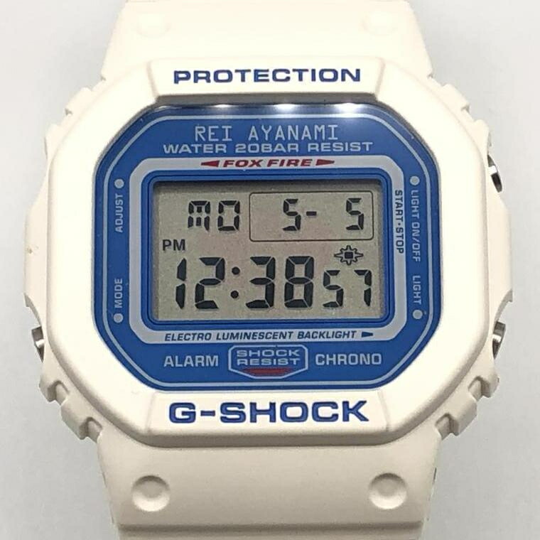 楽天市場】エヴァンゲリオン G-SHOCK DW-5600 綾波 レイ モデル