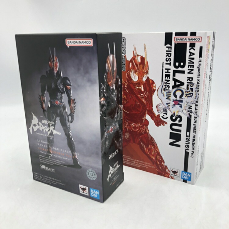 【中古】バンダイ　S H.Figuarts 仮面ライダーBLACK SUN (初変身Ver.)　開封品[70]