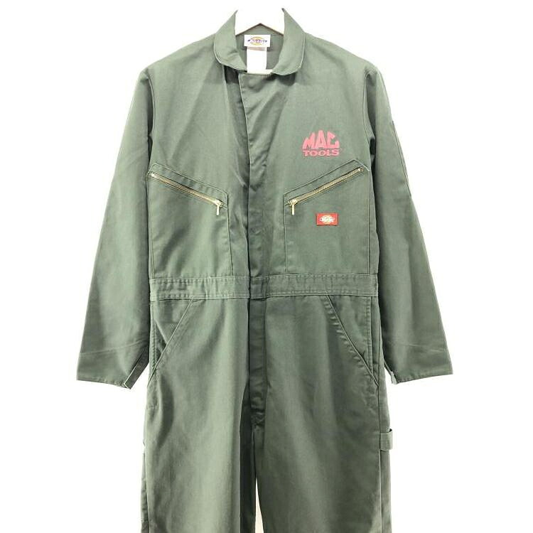 【中古】Dickies 90s MAC TOOLS プリント ツナギ オリーブ サイズ40[24] 14,554円