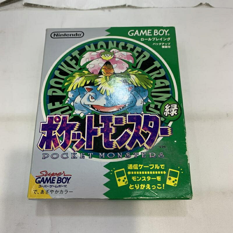【中古】GB）箱傷み)GAMEBOY ポケットモンスター 緑[19]