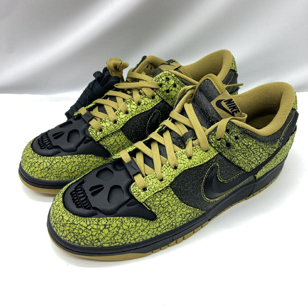【中古】NIKE DUNK LOW Halloween サイズ27.5cm HV6103-300 ナイキ ダンク ブラック グリーン[19]