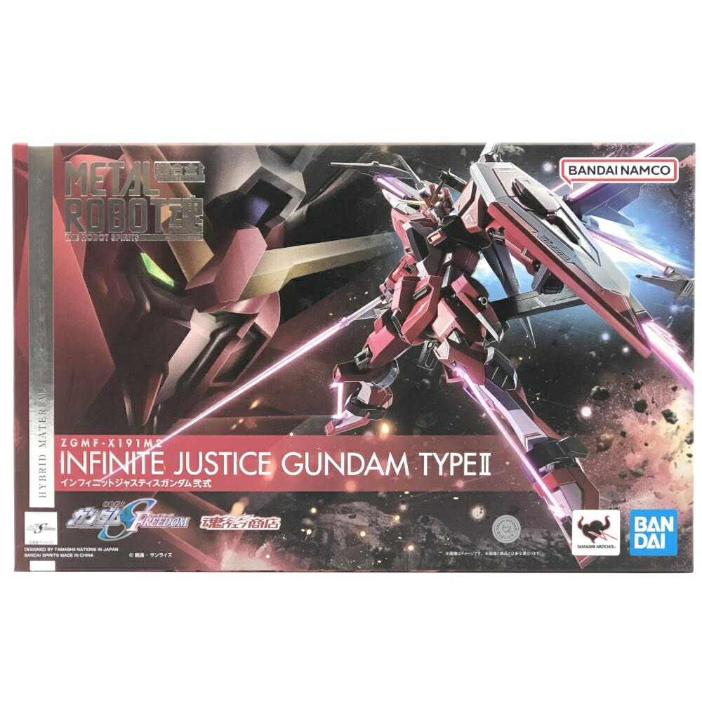 【中古】未開封 機動戦士ガンダムSEED FREEDOM METAL ROBOT魂 SIDE MS ZGMF-X191M2 インフィニットジャスティスガンダム弐式[17]