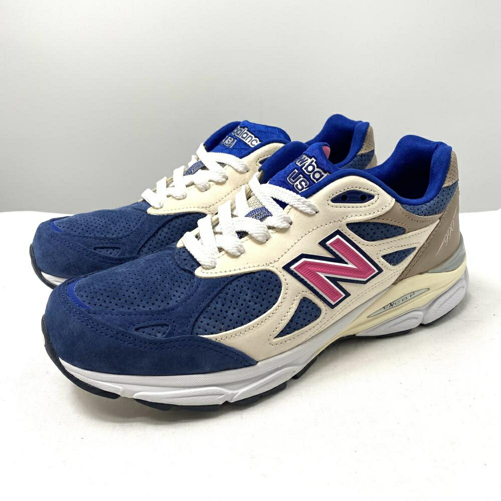 New Balance ニューバランス KITH M990KI3 楽天市場】NEW BALANCE M990KI3 KITH RONNIE FIEG GENESIS/NAVY
