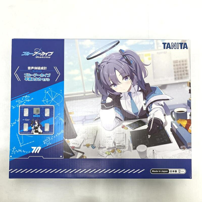 【中古】【開封】音声体組成計　BC-203-BA　ブルーアーカイブ早瀬ユウカモデル[95]