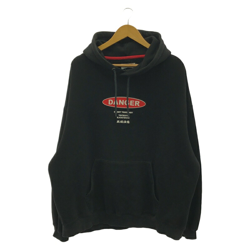 【中古】TIGHTBOOTH×BlackEyePatch コラボパーカーサイズL タイトブース ブラックアイパッチ[91]