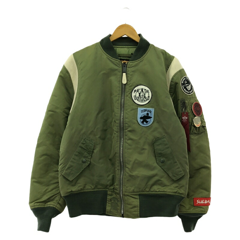 X-LARGE STUSSY ミリタリージャケット カーキ オリーブ X-LARGE STUSSY ミリタリージャケット カーキ オリーブ
