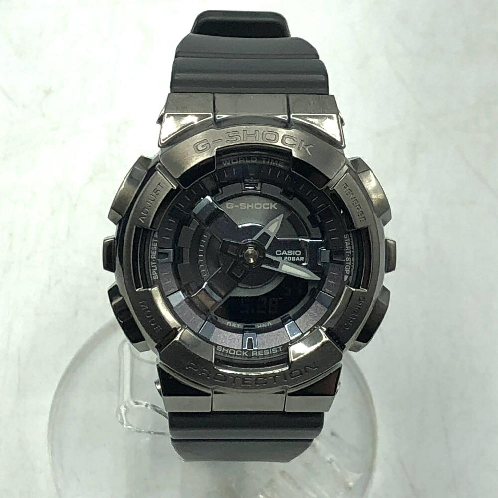 【中古】G-SHOCK GM-S110B-8AJF 腕時計 シルバー グレー ジーショック[17]｜お宝創庫