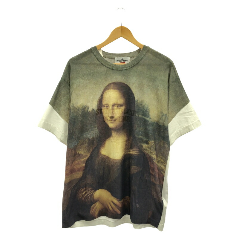 楽天市場】【並行輸入品】Supreme Stone Island S/S Top (Mona Lisa