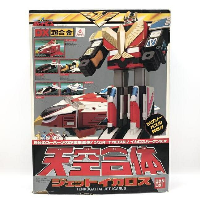 【中古】開封・箱イタミ） DX超合金 天空合体 ジェットイカロス『 鳥人戦隊ジェットマン 』( シール未使用 )[24]画像
