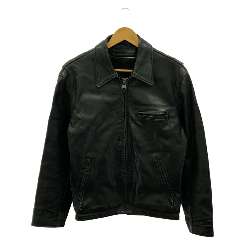 楽天市場】SCHOTT シングルライダースジャケット 34 黒 ショット 642