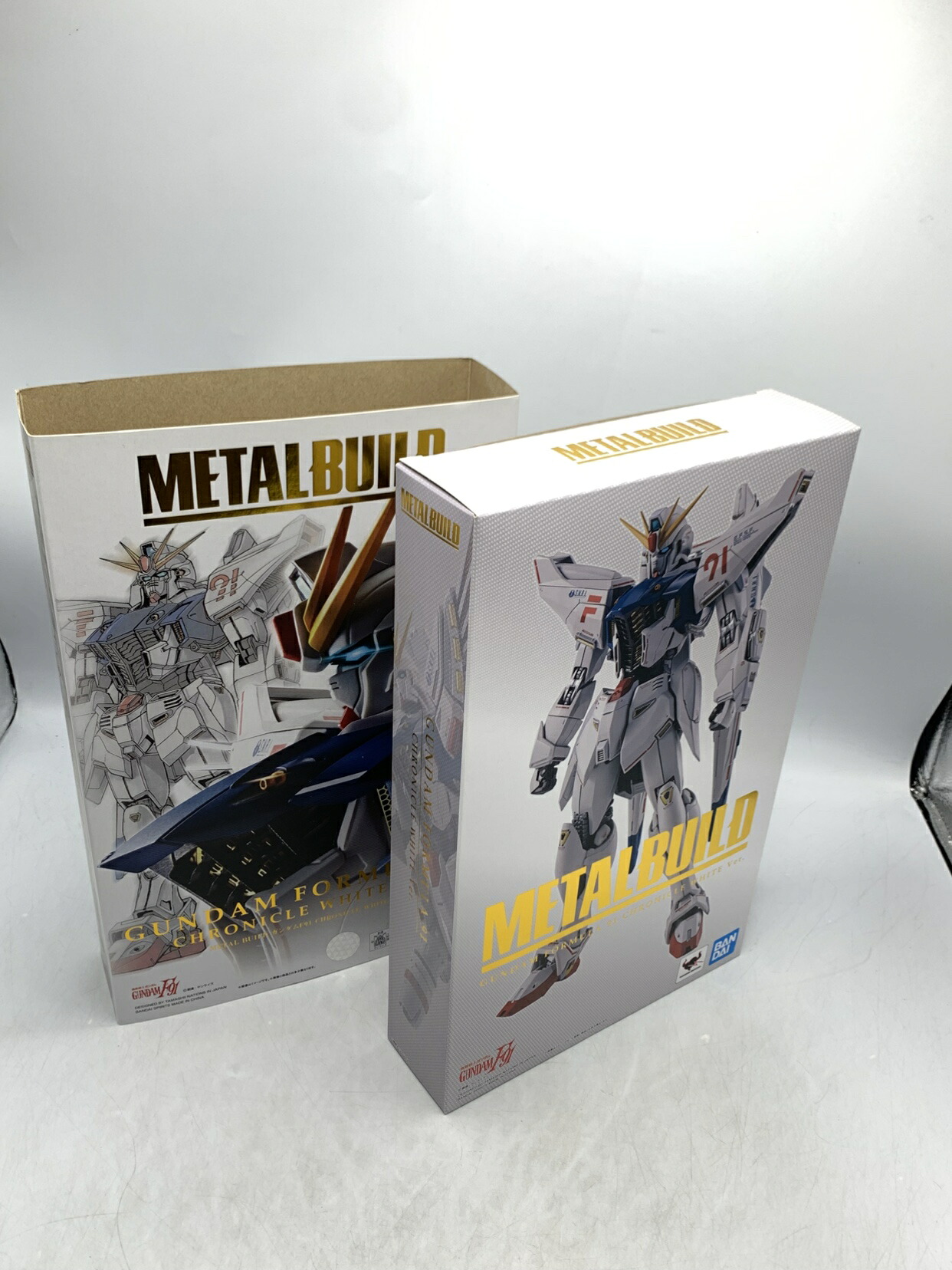 【中古】バンダイ　METAL BUILD ガンダムF91 CHRONICLE WHITE Ver.　開封品[70]