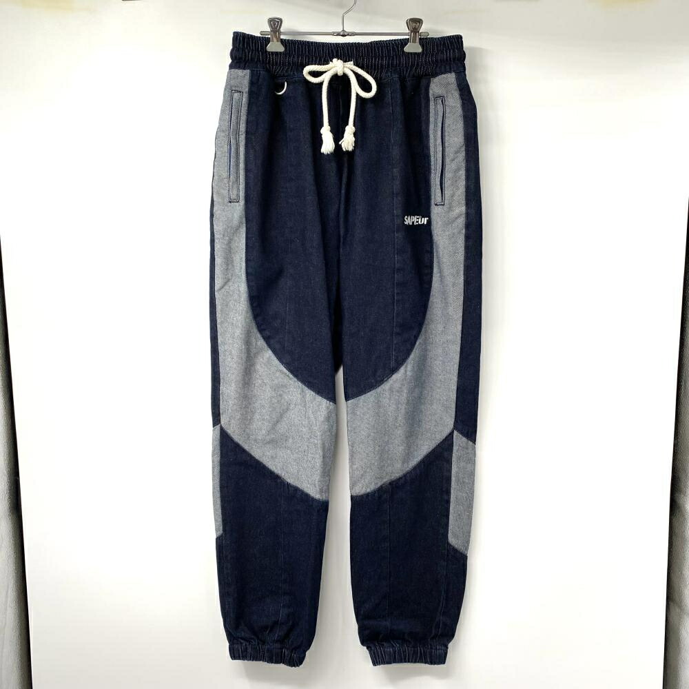 SAPEur サプール デニム トラックパンツ インディゴXXL 楽天市場】XXL【SAPEur DENIM TRACK PANTS INDIGO サプール