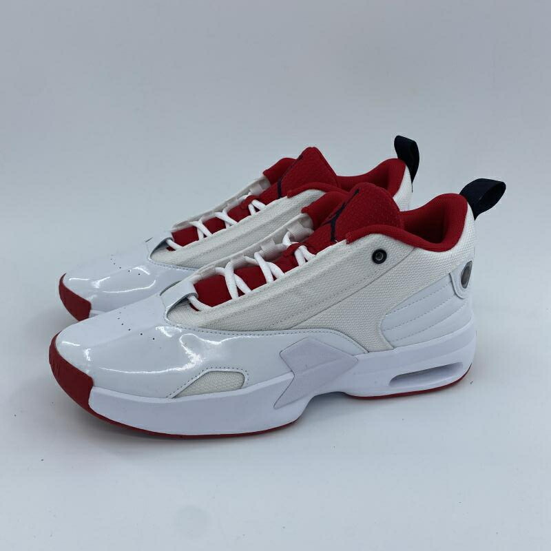 【中古】NIKE JORDAN MAX AURA 6 スニーカー 28cm FQ8298-106 ホワイト レッド ナイキ[10]