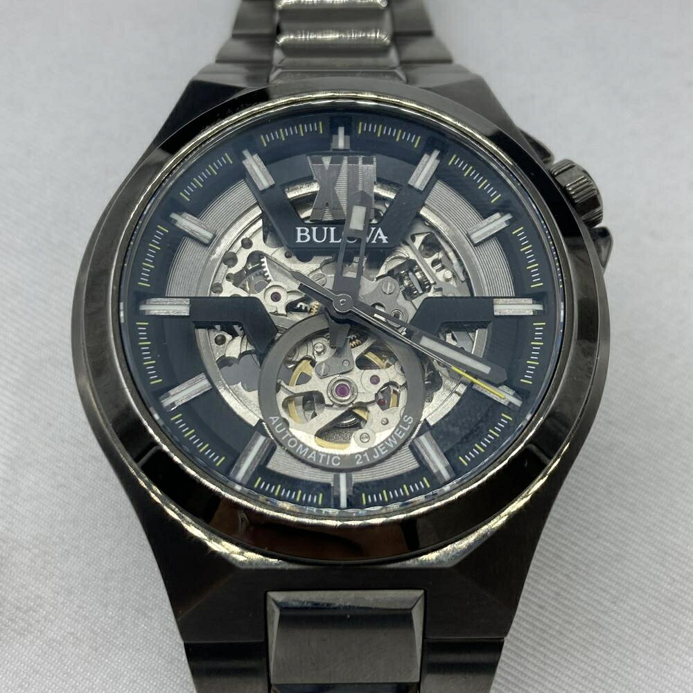 【中古】BULOVA 自動巻き腕時計 98A179[19]