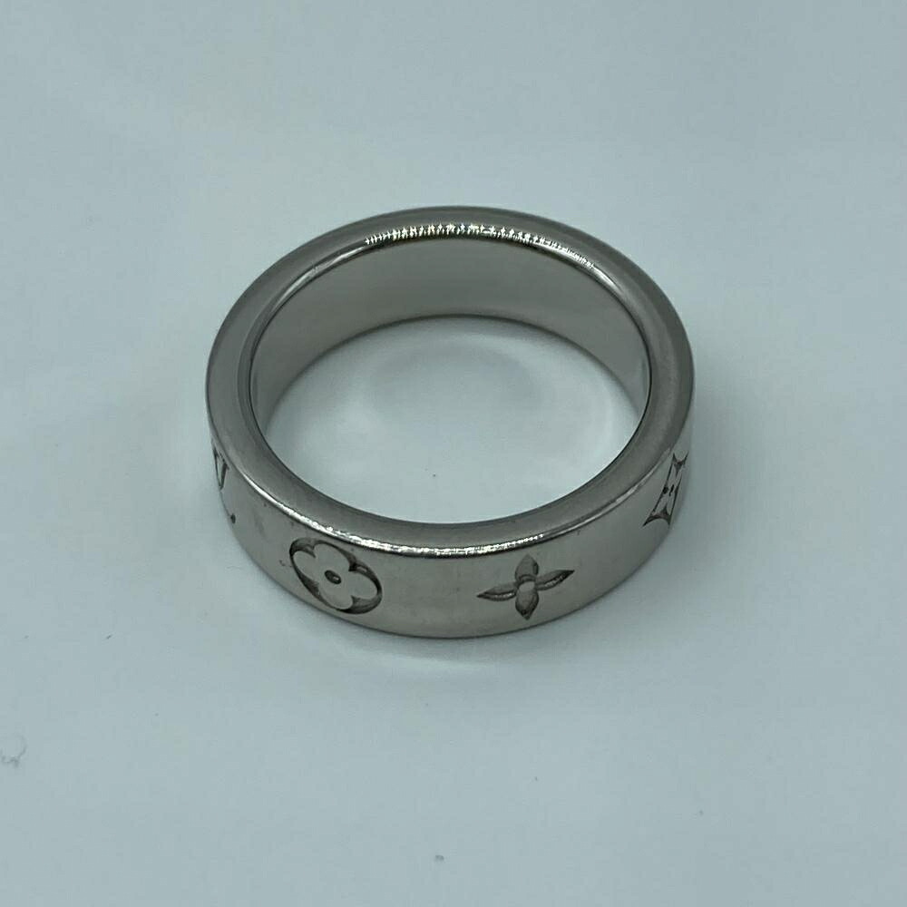 【21－22号】ルイヴィトン　メンズ　リング　モノグラム　キューブ　指輪　L LOUIS VUITTON - 【21－22号】ルイヴィトン メンズ リング モノグラム