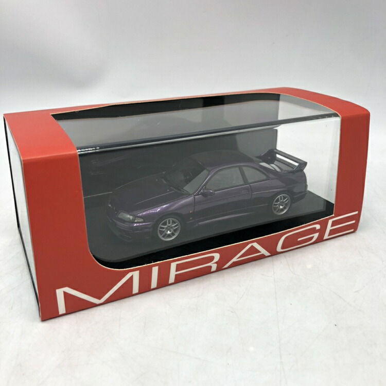 【中古】hpi(エイチピーアイ)　1/43 Nissan Skyline GT-R V-spec (R33) (Midnight Purple) 後期型　開封品[70]