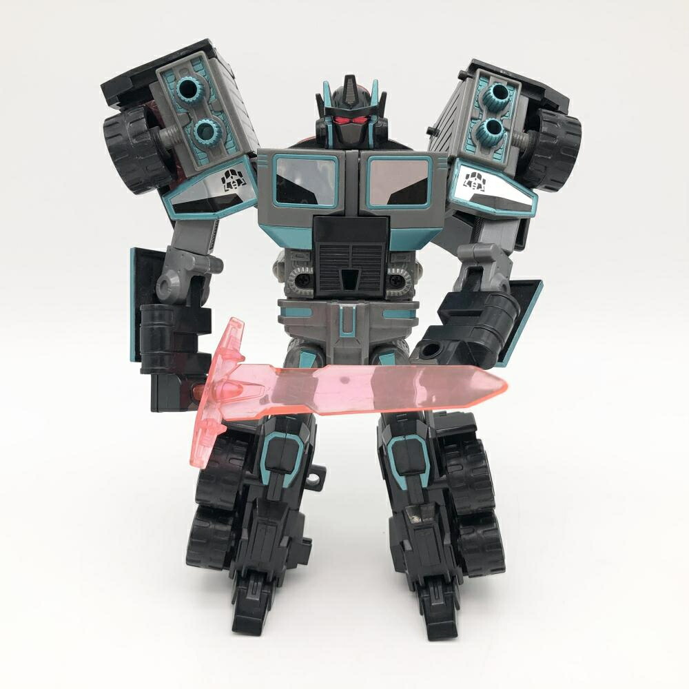 【中古】現状渡 タカラ トランスフォーマー カーロボット D-012 デストロンガー 暗黒司令官 ブラックコンボイ[17]