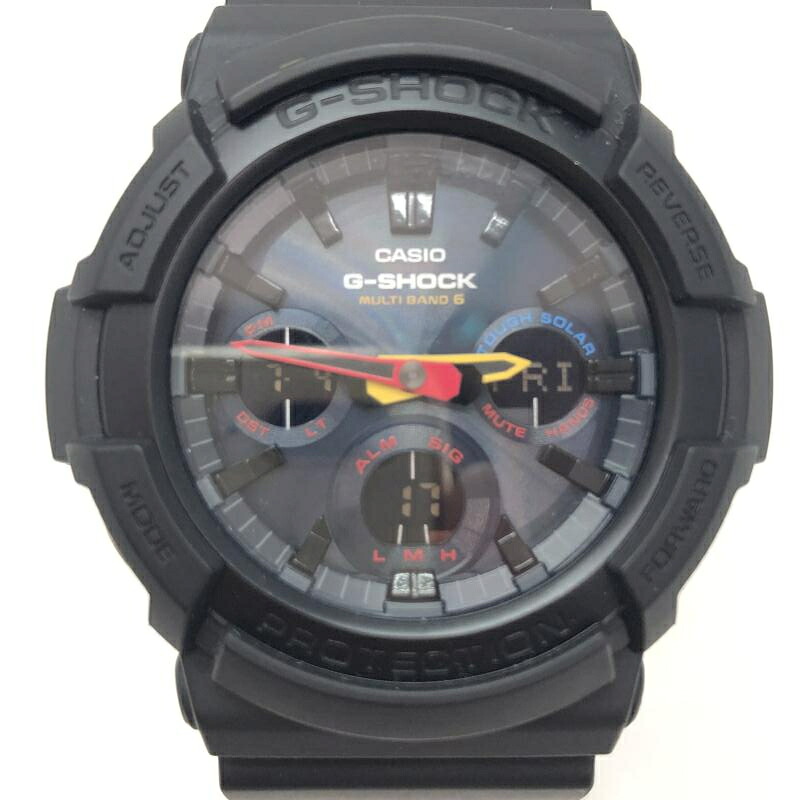 【中古】G-SHOCK 腕時計 ソーラー GAW-100BMC-1AJF 黒 箱あり ジーショック[91]