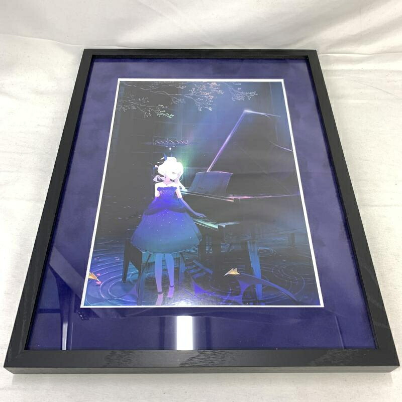 【中古】ブルーアーカイブ　額装イラスト「陽ひらく彼女たちの小夜曲」(オーロラ加工)[91]｜お宝創庫