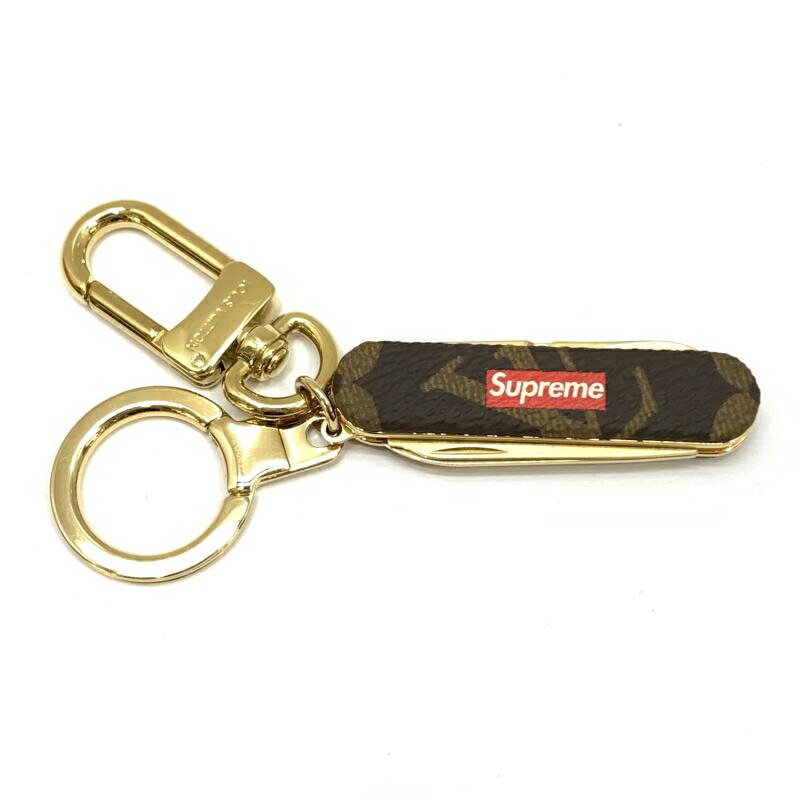 ルイヴィトン　supreme ポルトクレ　ナイフ　チャーム　キーリング 楽天市場】LOUIS VUITTON ルイ ヴィトン モノグラム ポケット