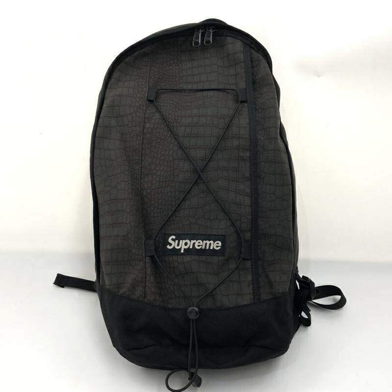 Supreme ブラック バックパック cliffedge_24090303