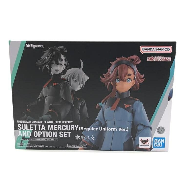 【中古】未開封）S.H.Figuarts スレッタ・マーキュリー(一般制服Ver.)＆オプションセット[24]