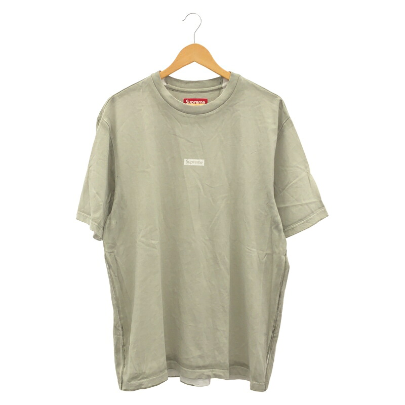 【中古】Supreme Overprint Small Box S/S Top L グレー シュプリーム[66] 8,224円
