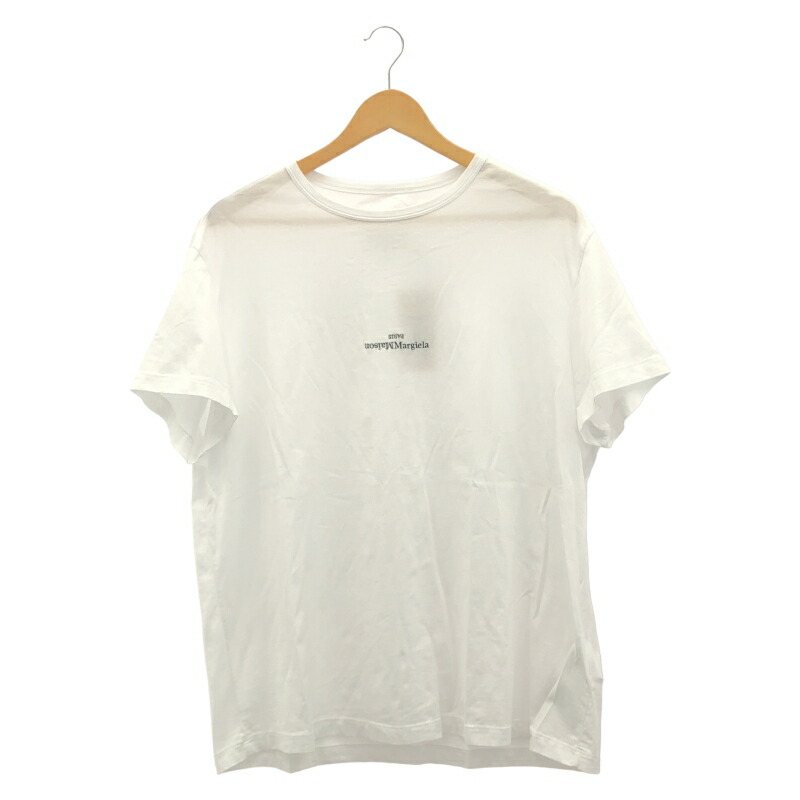 【Maison Margiela】★男女兼用★ロゴ半袖 Tシャツ ホワイト メゾン マルジェラ MAISON MARGIELA Tシャツ 半袖カットソー