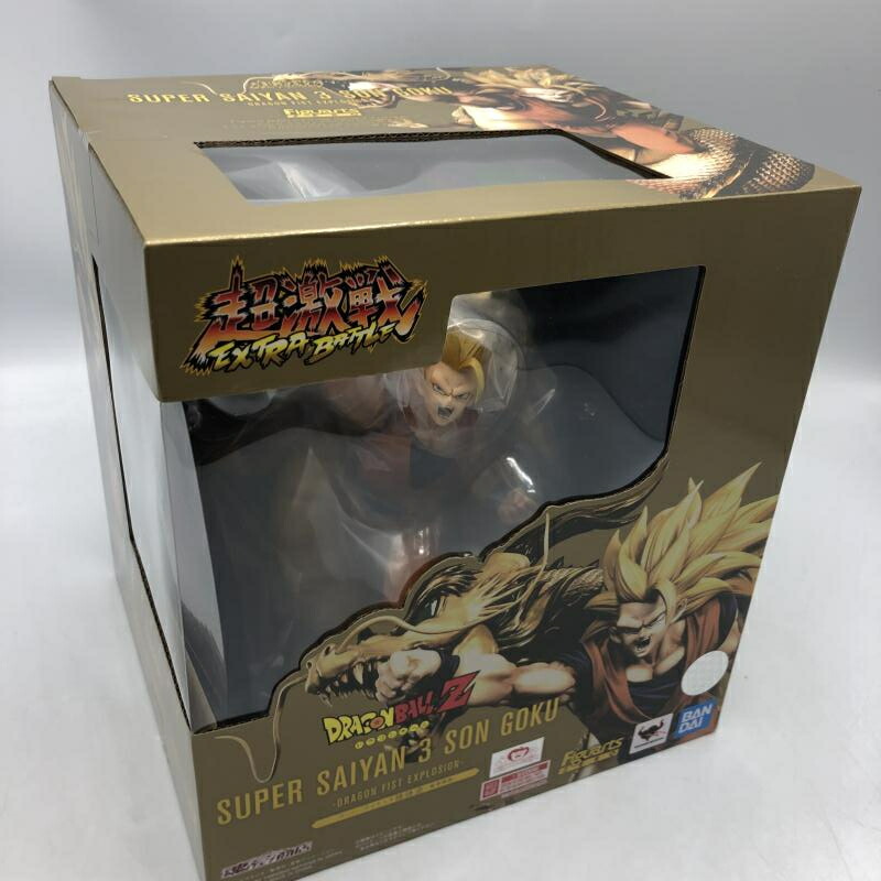 【中古】フィギュアーツZERO [超激戦] 孫悟空(超サイヤ人3) 龍拳爆発　未開封　箱傷有[70]