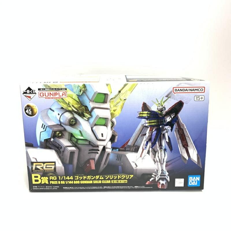 新品未使用 RG ゴッドガンダム ソリッドクリア 一番くじ 1/144 B賞 RG 1/144 ゴッドガンダム ソリッドクリア 機動戦士ガンダム