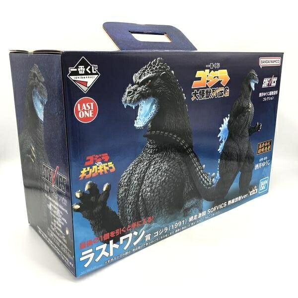 【中古】箱傷み)バンダイ 一番くじ ラストワン賞 ゴジラ(1991) 網走激闘 熱線放射Ver. SOFVICS/ゴジラ 大怪獣列伝G[6]