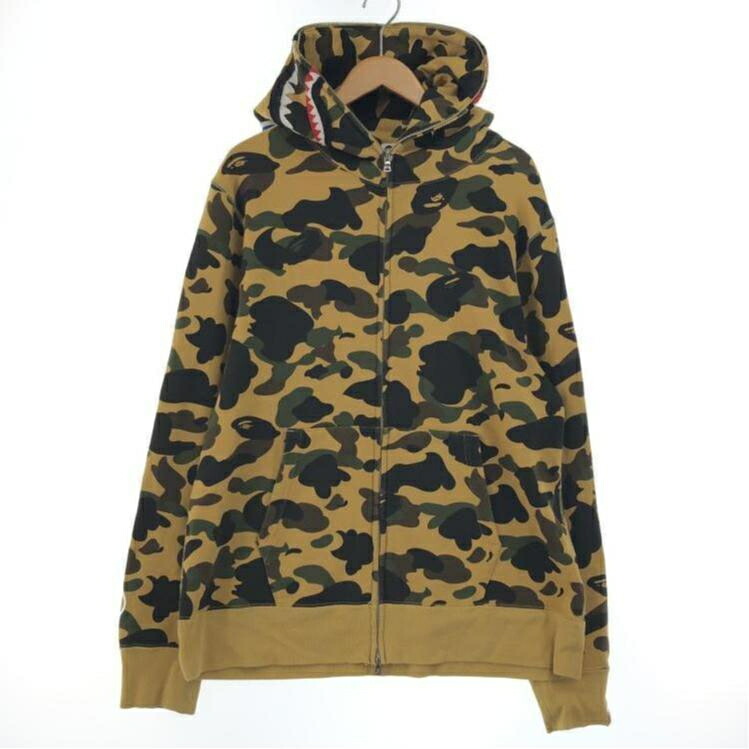 【出品後最安値】アベイシングエイプ　リバーシブル　パーカー　ブラック　レッドカモ AAPE BY *A BATHING APE® リバーシブル パーカー | ブラック