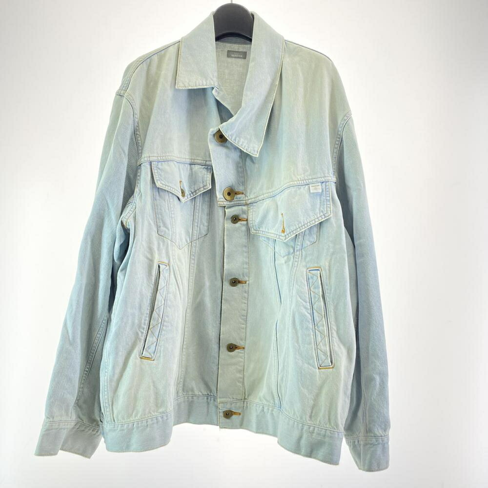 【中古】kolor BEACON 23ss Denim 前変形ブルゾン サイズ1 23BSM-G03137 ライトブルー カラー ビーコン 23ss デニム[17]
