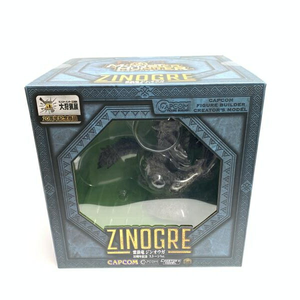 【中古】開封･箱ｲﾀﾐ)カプコンフィギュアビルダー クリエイターズモデル 雷狼竜 ジンオウガ 20周年記念ストーンVer. モンスターハンター20周年-大狩猟展-限定[18]