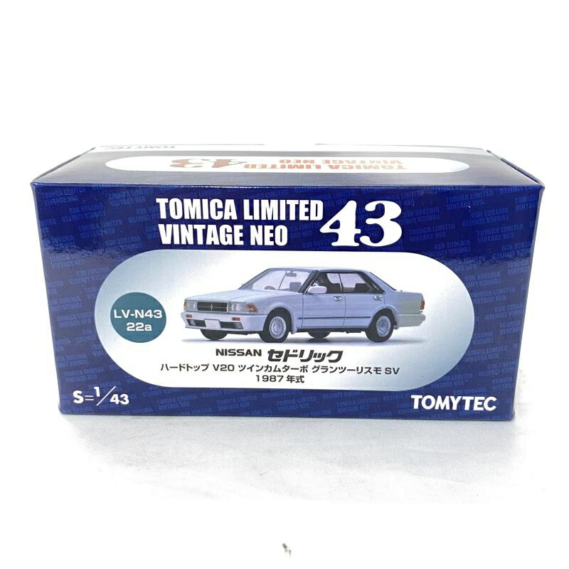 【中古】1/43 トミーテック LV-N43-22a セドリック グランツーリスモ SV (白)[19] 7,672円