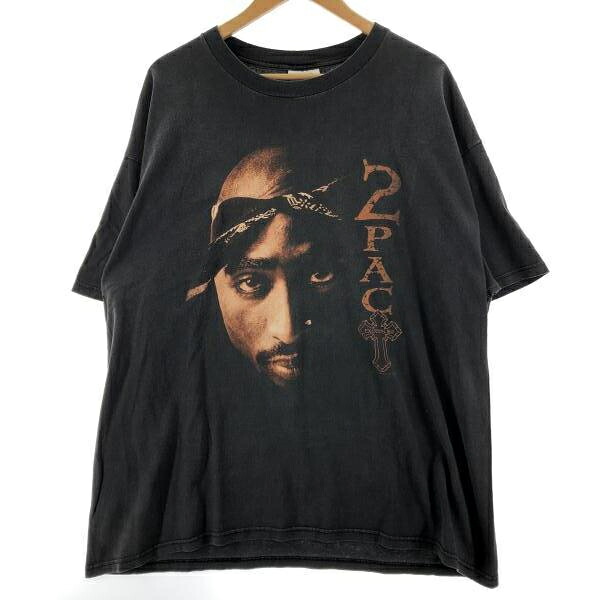 【中古】2PACS 1998 rap 半袖T XL ブラック[10]
