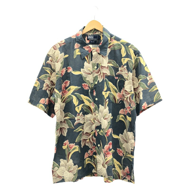 ポロラルフローレン ハワイアン アロハ 開襟シャツ L #CALDWELL POLO by Ralph lauren CALDWELL 開襟シャツアロハ