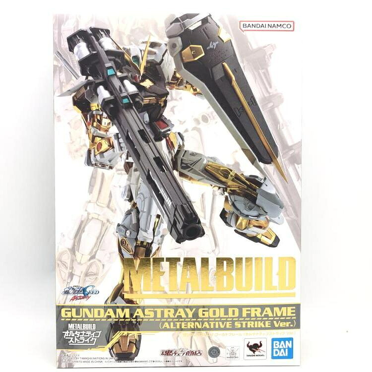 【中古】未開封）METAL BUILD ガンダムアストレイ ゴールドフレーム (オルタナティブストライクVer.)[69]