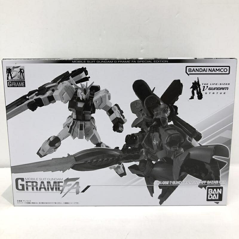 【新品・未開封】GフレームFA RX-93ff νガンダム＆サザビーセット 中古】未開封)GフレームFA RX-93ff νガンダム&MSN-04FF サザビーセット[69]