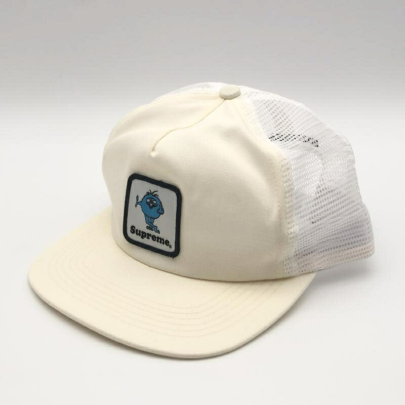 【中古】SUPREME Camacho Mesh Back 5-Panel キャップ 58CM(ONE SIZE) ホワイト シュプリーム[10]｜お宝創庫