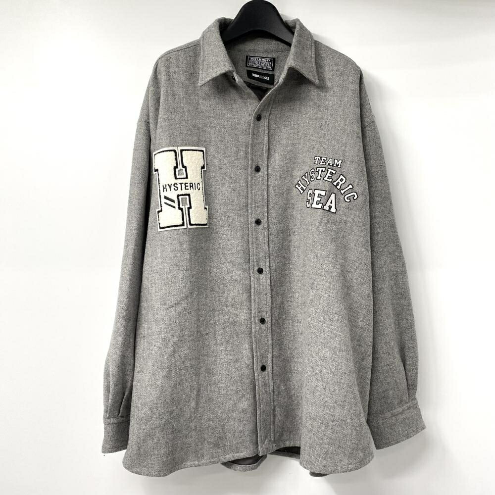 n*読様 WIND AND SEA x Hysteric チェック柄 長袖シャツ 楽天市場】【WIND AND SEA HYSTERIC GLAMOUR x WDS CHECK SHIRT WDS-C