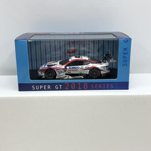 【中古】エブロ 45613 1/43 デンソー コベルコ 三塁ベース LC500 百貨店GT GT500 2018 #39 開封品[97] 車-ミニカー・トイカー