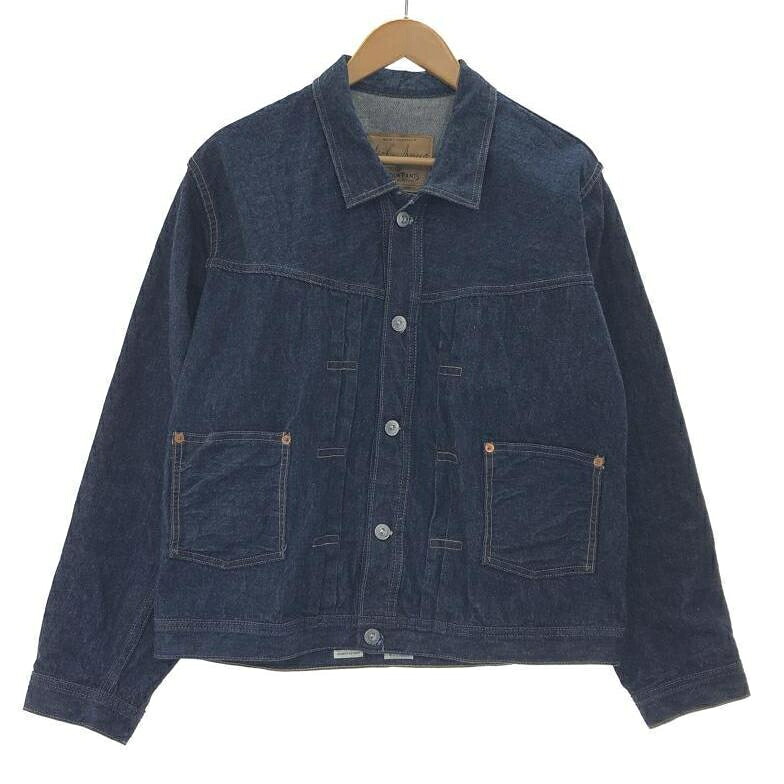 【中古】JOHN MUNG JEANS JEANS FACTORY × BerBerJin 藤原裕 × 土佐清水市観光協会 × WAREHOUSE デニムジャケット 38 インディゴ ジョン万ジーンズ[10]